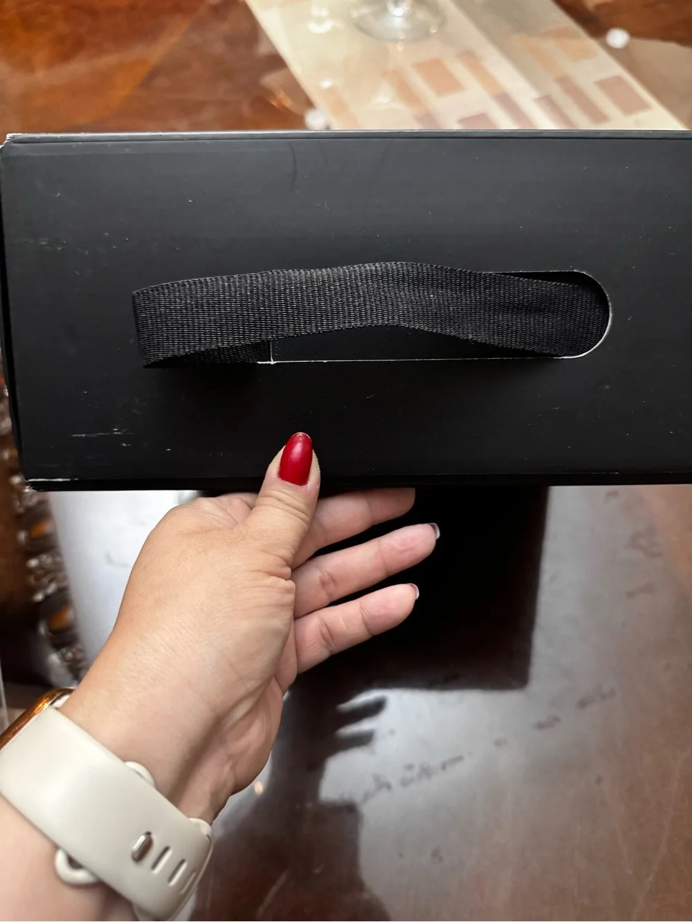 Jordan Black Box with Red Jumpman Logo